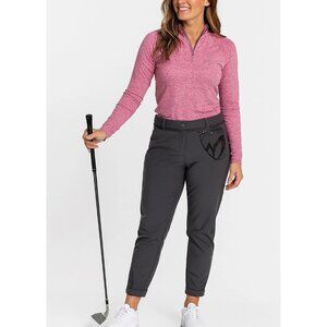 master bunny edition golf women’s pants gray joggers XS 0 Front Pocket